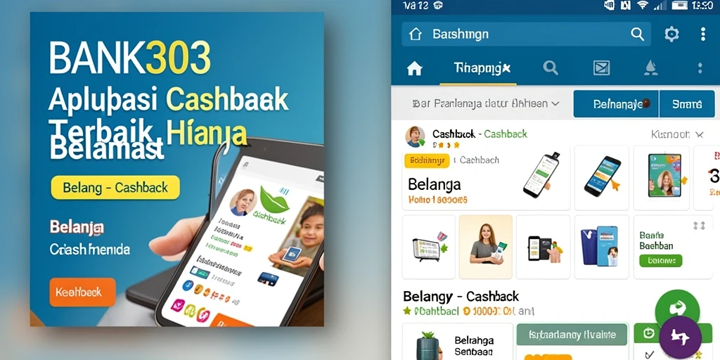 Tampilan aplikasi BANK303 yang user-friendly dan fungsional.