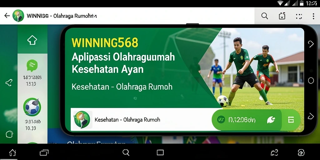 Tampilan antarmuka aplikasi WINNING568 yang intuitif dan menarik.