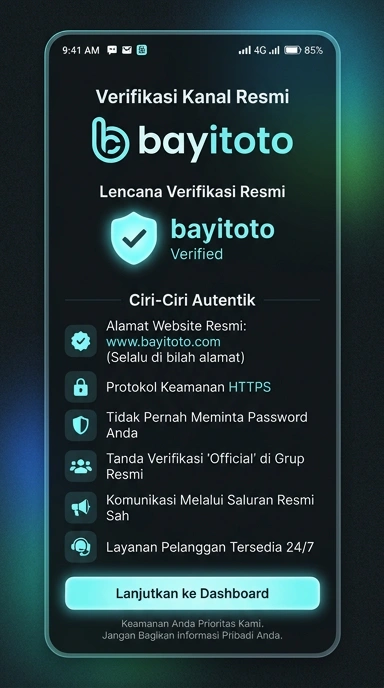 Halaman Resmi Bayitoto untuk Pengguna Android